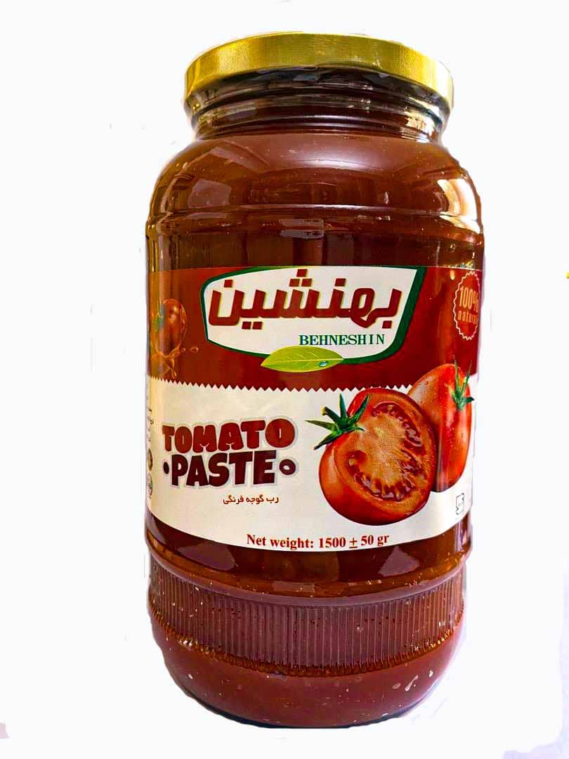 رب گوجه فرنگی بهنشین (شیشه ای 1500 گرم)